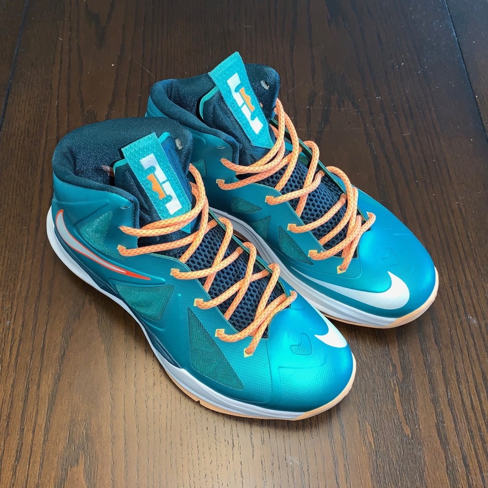 Nike Lebron X “Setting” (Dolphins) - Picture 2 of 4